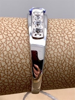 *Кольцо р.18,5 Танзанит цв Белое арт. 1990815-827 вес 1,97 г - фото 344958 *Кольцо р.18,5 Танзанит цв Белое арт. 1990815-827 вес 1,97 г - фото 344958