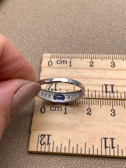 *Кольцо р.18,5 Танзанит цв Белое арт. 1990815-827 вес 1,97 г - фото 344960 *Кольцо р.18,5 Танзанит цв Белое арт. 1990815-827 вес 1,97 г - фото 344960