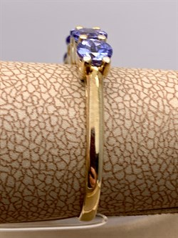 *Кольцо р.18,5 Танзанит цв Лимонное арт. 1-11-0059-306-873 (вес около 2.39 г) - фото 345013