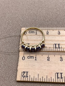 *Кольцо р.18,5 Танзанит цв Лимонное арт. 1-11-0059-306-873 (вес около 2.39 г) - фото 345017