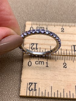 *Кольцо р.18,5 ТАНЗАНИТ АФРИКА цв Белое арт. 1640961315-185-053 (вес около 2,36 г) - фото 345053 *Кольцо р.18,5 ТАНЗАНИТ АФРИКА цв Белое арт. 1640961315-185-053 (вес около 2,36 г) - фото 345053