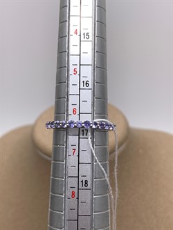 *Кольцо р.17 ТАНЗАНИТ АФРИКА цв Белое арт. 1640961315-170-046 (вес около 2,36 г) - фото 345058 *Кольцо р.17 ТАНЗАНИТ АФРИКА цв Белое арт. 1640961315-170-046 (вес около 2,36 г) - фото 345058