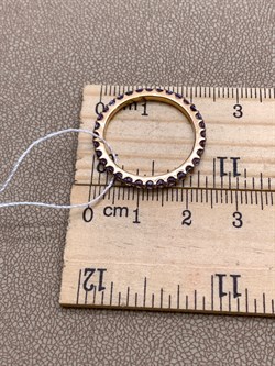 *Кольцо р.19 ТАНЗАНИТ АФРИКА цв Красное арт. 1100961315-190-858 (вес около 2,51 г) - фото 345128