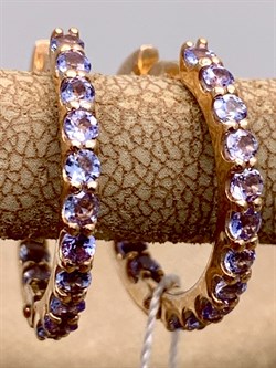 *Серьги Конго ТАНЗАНИТ АФРИКА цв Красное арт. 2100961315-834 (вес около 4,28 г) - фото 345149 *Серьги Конго ТАНЗАНИТ АФРИКА цв Красное арт. 2100961315-834 (вес около 4,28 г) - фото 345149