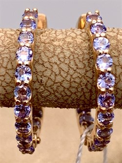 *Серьги Конго ТАНЗАНИТ АФРИКА цв Красное арт. 2100961315-834 (вес около 4,28 г) - фото 345151 *Серьги Конго ТАНЗАНИТ АФРИКА цв Красное арт. 2100961315-834 (вес около 4,28 г) - фото 345151