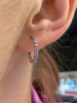 *Серьги Конго ТАНЗАНИТ АФРИКА цв Красное арт. 2100961315-834 (вес около 4,28 г) - фото 345152 *Серьги Конго ТАНЗАНИТ АФРИКА цв Красное арт. 2100961315-834 (вес около 4,28 г) - фото 345152