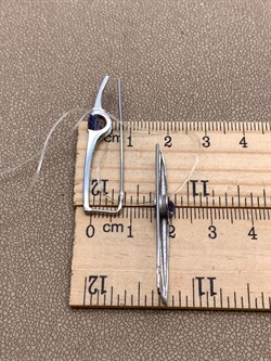 *Серьги Петли Танзанит цв Белое арт. 2-208289-00-31-895 (вес 3 г) - фото 345197