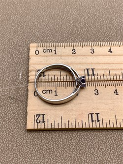 *Кольцо р.19,5 Танзанит цв Белое арт 1-107-254-31-859 (вес 1,99 г) - фото 345280 *Кольцо р.19,5 Танзанит цв Белое арт 1-107-254-31-859 (вес 1,99 г) - фото 345280