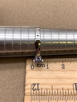 *Кольцо р.18,5 Танзанит цв Белое арт 1-107-254-31-459 (вес 1,94 г) - фото 345282