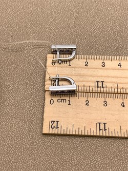 *серьги Танзанит цв Белое 2-107-371-31-291 (вес 4,08 г) - фото 345328