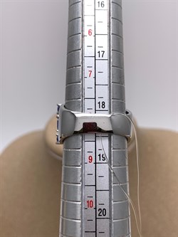 *Кольцо р.18,5 Танзанит цв Белое арт. 1-208190-00-31-053 (вес 8,11 г) - фото 345331