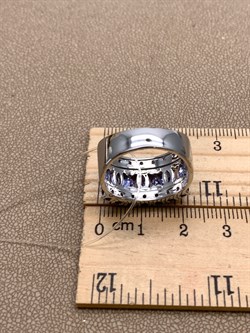 *Кольцо р.18,5 Танзанит цв Белое арт. 1-208190-00-31-053 (вес 8,11 г) - фото 345339