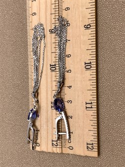 *Серьги Танзанит цв Белое арт. 2-208036-00-31-551 (вес 7,09 г) - фото 345351 *Серьги Танзанит цв Белое арт. 2-208036-00-31-551 (вес 7,09 г) - фото 345351