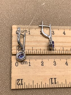 *Серьги Танзанит цв Белое арт. 2-107-360-31-311 (вес 2,87 г) - фото 345458 *Серьги Танзанит цв Белое арт. 2-107-360-31-311 (вес 2,87 г) - фото 345458