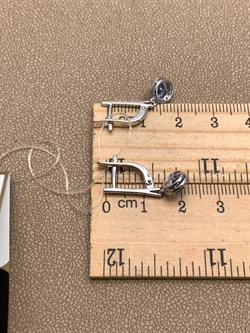 *Серьги Танзанит цв Белое арт. 2-107-360-31-311 (вес 2,87 г) - фото 345460 *Серьги Танзанит цв Белое арт. 2-107-360-31-311 (вес 2,87 г) - фото 345460