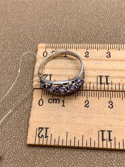 *Кольцо р.18,5 Танзанит цв Белое арт. 1-107-349-31-258 (вес 2,59 г) - фото 345493 *Кольцо р.18,5 Танзанит цв Белое арт. 1-107-349-31-258 (вес 2,59 г) - фото 345493