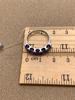 *Кольцо р.17 Танзанит цв Белое арт 1-208387-00-31-667 (вес 2,44 г) - фото 345513