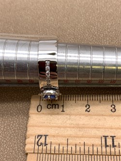 *Кольцо р.18,5 Танзанит цв Белое арт. 1-107-428-31-460 (вес 5,77 г) - фото 345523 *Кольцо р.18,5 Танзанит цв Белое арт. 1-107-428-31-460 (вес 5,77 г) - фото 345523