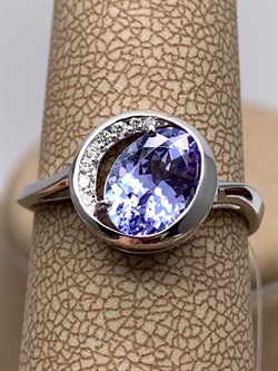 *Кольцо р.18 Танзанит цв Белое арт. 1-106-723-31-299 (вес 2,86 г) - фото 345557 *Кольцо р.18 Танзанит цв Белое арт. 1-106-723-31-299 (вес 2,86 г) - фото 345557