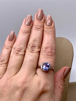 *Кольцо р.18 Танзанит цв Белое арт. 1-106-723-31-299 (вес 2,86 г) - фото 345558 *Кольцо р.18 Танзанит цв Белое арт. 1-106-723-31-299 (вес 2,86 г) - фото 345558