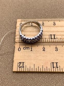 *Кольцо р.17 Танзанит цв Белое арт 1-208346-00-31-972 (вес 2,62 г) - фото 345581