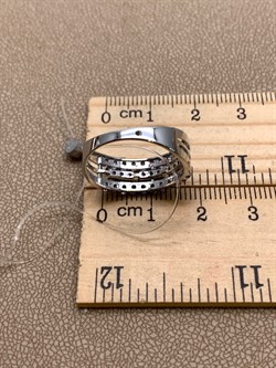 *Кольцо р.18 Танзанит цв Белое арт 1-208346-00-31-265 (вес 2,62 г) - фото 345589