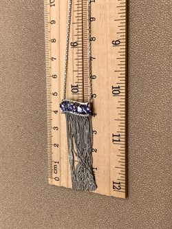 *Колье р.45 Танзанит цв Белое арт. 6-321-31-415 (вес 8,52 г) - фото 345685 *Колье р.45 Танзанит цв Белое арт. 6-321-31-415 (вес 8,52 г) - фото 345685