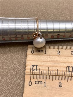 *Кольцо р.17  д.9-9,5 Белый Жемчуг цв Красное арт. 1.0244.0.b-984 Вес 3,03 г - фото 345750 *Кольцо р.17  д.9-9,5 Белый Жемчуг цв Красное арт. 1.0244.0.b-984 Вес 3,03 г - фото 345750