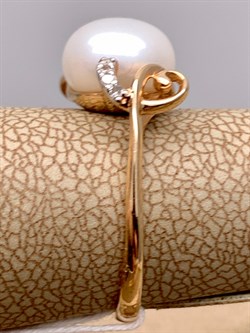 *Кольцо р.17  д.9-9,5 Белый Жемчуг цв Красное арт. 1.0244.0.b-984 Вес 3,03 г - фото 345753 *Кольцо р.17  д.9-9,5 Белый Жемчуг цв Красное арт. 1.0244.0.b-984 Вес 3,03 г - фото 345753