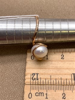 *Кольцо р.17,5 Белый Жемчуг д.10-10,5 цв Красное арт. 1.0422.0.b-324 Вес 3,49 г - фото 345800 *Кольцо р.17,5 Белый Жемчуг д.10-10,5 цв Красное арт. 1.0422.0.b-324 Вес 3,49 г - фото 345800