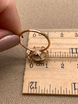 *Кольцо р.16,5 Белый Жемчуг д.9-9,5 цв Красное арт. 1.0237.0.b-408 Вес 2,89 г - фото 345828 *Кольцо р.16,5 Белый Жемчуг д.9-9,5 цв Красное арт. 1.0237.0.b-408 Вес 2,89 г - фото 345828