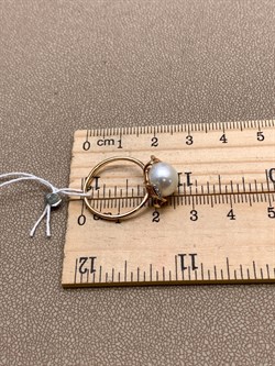 *Кольцо р.16,5 Белый Жемчуг д.9-9,5 цв Красное арт. 1.0237.0.b-719 Вес 3,02 г - фото 345848 *Кольцо р.16,5 Белый Жемчуг д.9-9,5 цв Красное арт. 1.0237.0.b-719 Вес 3,02 г - фото 345848