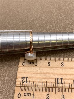 *Кольцо р.16 Белый Жемчуг д.9-9,5 цв Красное арт. 1.0245.0.b-780 Вес 3,04 г - фото 345968 *Кольцо р.16 Белый Жемчуг д.9-9,5 цв Красное арт. 1.0245.0.b-780 Вес 3,04 г - фото 345968