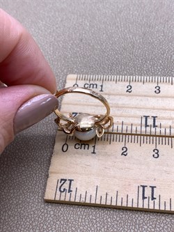 *Кольцо р.16 Белый Жемчуг д.9-9,5 цв Красное арт. 1.0245.0.b-780 Вес 3,04 г - фото 345974 *Кольцо р.16 Белый Жемчуг д.9-9,5 цв Красное арт. 1.0245.0.b-780 Вес 3,04 г - фото 345974