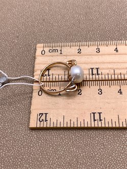 *Кольцо р.16 Белый Жемчуг д.9-9,5 цв Красное арт. 1.0245.0.b-780 Вес 3,04 г - фото 345976 *Кольцо р.16 Белый Жемчуг д.9-9,5 цв Красное арт. 1.0245.0.b-780 Вес 3,04 г - фото 345976