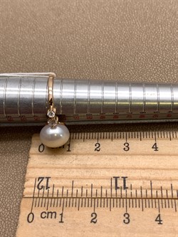 *Кольцо р.17 д.10-10,5 Белый Жемчуг цв Красное арт. 1.0046.0.b-648 Вес 3,09 г - фото 346007 *Кольцо р.17 д.10-10,5 Белый Жемчуг цв Красное арт. 1.0046.0.b-648 Вес 3,09 г - фото 346007