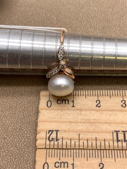 *Кольцо р.17,5 д.10,5-11 Белый Жемчуг цв Красное арт. 1.0441.0.b-508 Вес 4,3 г - фото 346065 *Кольцо р.17,5 д.10,5-11 Белый Жемчуг цв Красное арт. 1.0441.0.b-508 Вес 4,3 г - фото 346065