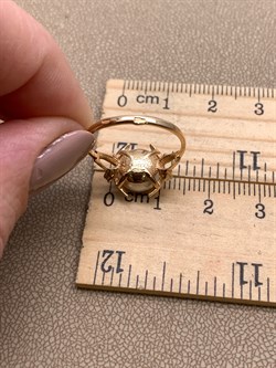 *Кольцо р.16,5  д.8,5-9 Белый Жемчуг цв Красное арт. 1.0240.0.b-943 Вес 2,6 г - фото 346098 *Кольцо р.16,5  д.8,5-9 Белый Жемчуг цв Красное арт. 1.0240.0.b-943 Вес 2,6 г - фото 346098