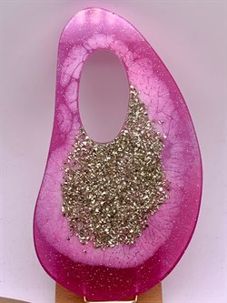 Палитра визажиста р.17*9 см Неоновый розовый арт 063617 вес 106,67 гр - фото 346148