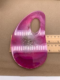 Палитра визажиста р.17*9 см Неоновый розовый арт 063617 вес 106,67 гр - фото 346149