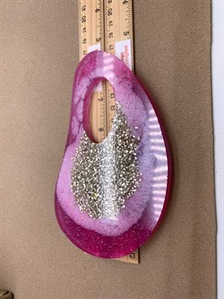 Палитра визажиста р.17*9 см Неоновый розовый арт 063617 вес 106,67 гр - фото 346150