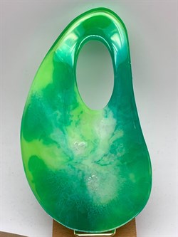 Палитра визажиста р.17*9 см Зеленый арт 063817 вес 97,35 гр - фото 346151