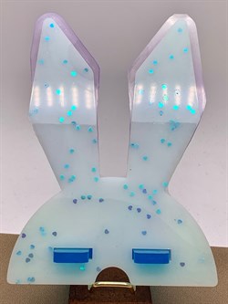 Подставка для телефона Зайчик р.16*10,5*5 см Лазурный арт 071216 вес 121,56 гр - фото 346182