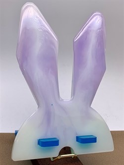 Подставка для телефона Зайчик р.16*10,5*5 см Лазурный арт 071216 вес 121,56 гр - фото 346183