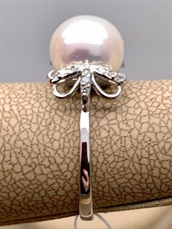 *Кольцо р.17,5 Белый Жемчуг д.9-9,5 цв Белое арт. 1.0246.0.b-735 Вес 3,35 г - фото 346218 *Кольцо р.17,5 Белый Жемчуг д.9-9,5 цв Белое арт. 1.0246.0.b-735 Вес 3,35 г - фото 346218