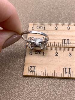 *Кольцо р.17,5 Белый Жемчуг д.9-9,5 цв Белое арт. 1.0246.0.b-735 Вес 3,35 г - фото 346221 *Кольцо р.17,5 Белый Жемчуг д.9-9,5 цв Белое арт. 1.0246.0.b-735 Вес 3,35 г - фото 346221