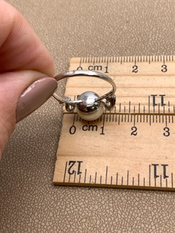 *Кольцо р.17,5 Белый Жемчуг д.9-9,5 цв Белое арт. 1.0243.0.b-690 Вес 3,08 г - фото 346231 *Кольцо р.17,5 Белый Жемчуг д.9-9,5 цв Белое арт. 1.0243.0.b-690 Вес 3,08 г - фото 346231