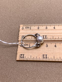 *Кольцо р.17,5 Белый Жемчуг д.9-9,5 цв Белое арт. 1.0243.0.b-690 Вес 3,08 г - фото 346233 *Кольцо р.17,5 Белый Жемчуг д.9-9,5 цв Белое арт. 1.0243.0.b-690 Вес 3,08 г - фото 346233