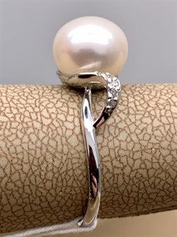 *Кольцо р.17 Белый Жемчуг д.9-9,5 цв Белое арт. 1.0248.0.b-252 Вес 2,95 г - фото 346238 *Кольцо р.17 Белый Жемчуг д.9-9,5 цв Белое арт. 1.0248.0.b-252 Вес 2,95 г - фото 346238