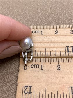 *Кулон Белый Жемчуг д.8,5-9 цв Белое арт. 3.0248.0.b-547 Вес 1,8 г - фото 346248 *Кулон Белый Жемчуг д.8,5-9 цв Белое арт. 3.0248.0.b-547 Вес 1,8 г - фото 346248